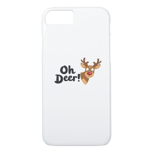 Coques Case-Mate iPhone Oh Deer Clean Minimal Seeing  (Dos)