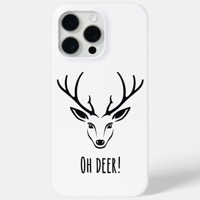 Coques Case-Mate iPhone "Oh Deer!" iPhone Case (Verso)
