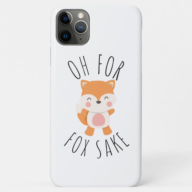 Coques Case-Mate iPhone Oh pour Fox Sake (Dos)