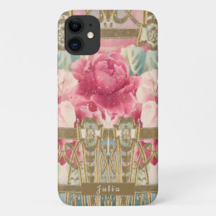 Case-Mate iPhone Case Oh So Girly rose et or Vintage Floral