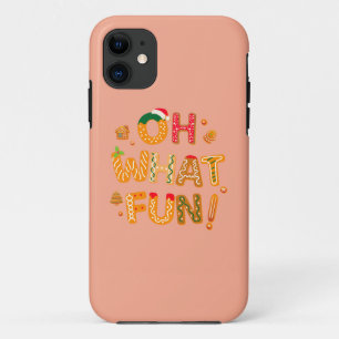 Case-Mate iPhone Case Oh What Fun Christmas Gingerbread Cookies