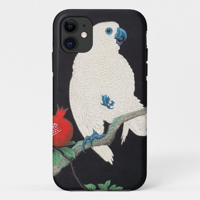 Coques Case-Mate iPhone Ohara Shoson, Cacatoès et Grenade ukiyo-e (Dos)