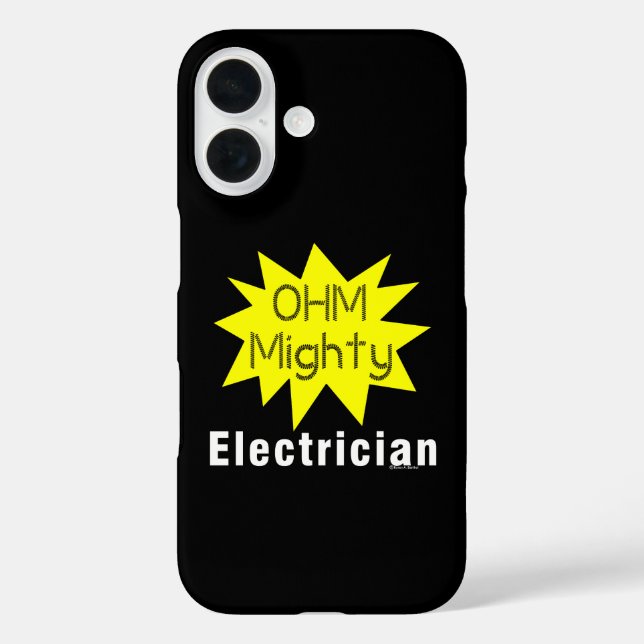 Coques Case-Mate iPhone Ohm Mighty Electrician (Verso)