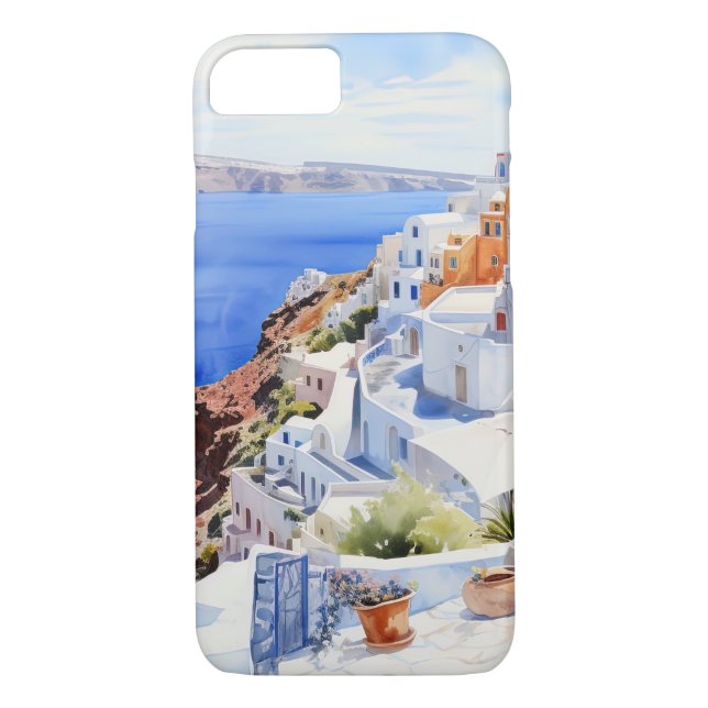 Coques Case-Mate iPhone Oia, L'île grecque charme dans votre poche (Dos)