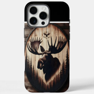 Coque iPhone 16 Pro Max Oie de tête en bois