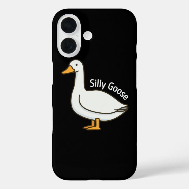 Coques Case-Mate iPhone Oie Drôle Dessin Animé Oie Rigolote (Verso)