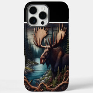 Coque iPhone 16 Pro Max Oie sculptée par un ruisseau