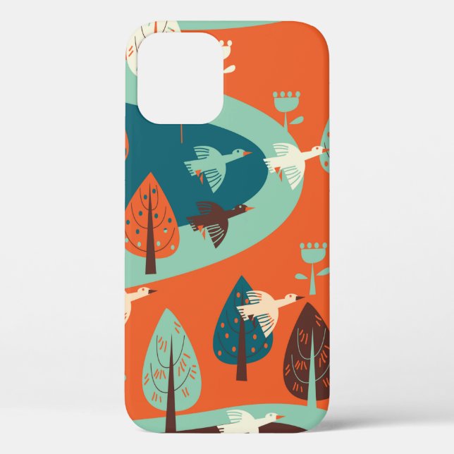 Coques Case-Mate iPhone oies et forêts (Verso)