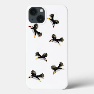 Coques Pour iPhone Oiseau Art Flying Puffins