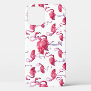 Case-Mate iPhone Case Oiseau d'aquarelle de Flamant rose exotique