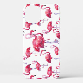Case-Mate iPhone Case Oiseau d'aquarelle de Flamant rose exotique