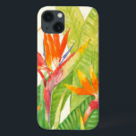 Coque Case-Mate iPhone Oiseau des fleurs | du paradis tropical<br><div class="desc">Artiste tropical des fleurs 2 d'aquarelle : Tim OToole</div>