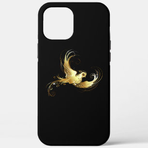 Case-Mate iPhone Case Oiseau d'or sur Arrière - plan noir