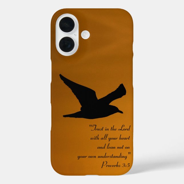 Coques Case-Mate iPhone Oiseau du ciel du coucher de soleil jaune dans la  (Verso)