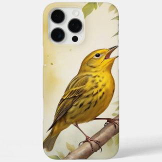 Coque iPhone 16 Pro Max oiseau jaune
