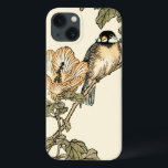 Coque Case-Mate iPhone Oiseau oriental perché sur la branche<br><div class="desc">Cette impression d'art présente une image vif et pointue d'un oiseau oriental perché sur une branche. En dessous,  il y a une fleur orange avec un haut degré de précision de couleur. Ce dessin d'art contemporain d'un art traditionnel d'inspiration orientale ajoutera du caractère à tout mur de votre maison.</div>