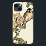 Coque Case-Mate iPhone Oiseau oriental perché sur la branche<br><div class="desc">Cette impression d'art présente une image vif et pointue d'un oiseau oriental perché sur une branche. En dessous,  il y a une fleur orange avec un haut degré de précision de couleur. Ce dessin d'art contemporain d'un art traditionnel d'inspiration orientale ajoutera du caractère à tout mur de votre maison.</div>
