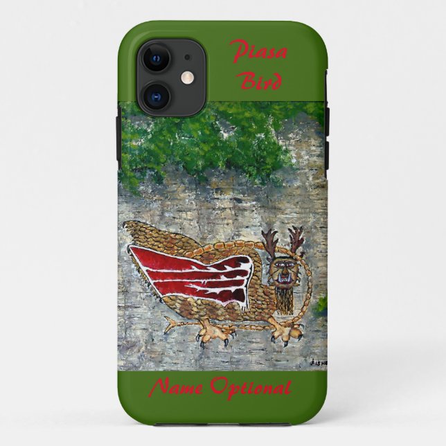 Coques Case-Mate iPhone Oiseau Piasa légende amérindienne de l'Illinois (Dos)