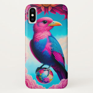 Case-Mate iPhone Case Oiseau rose et bleu