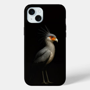 Coque Case-Mate iPhone Oiseau Secrétaire Exotique Noir 4 Luxe
