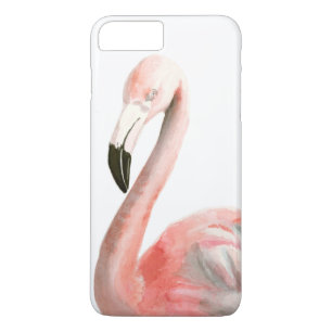 Coque iPhone 8 Plus/7 Plus Oiseau tropical de Flamant rose