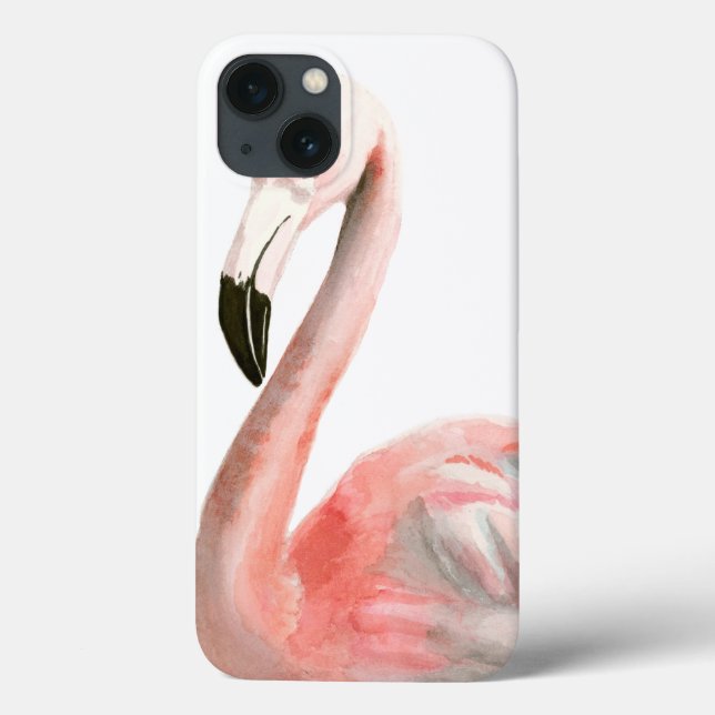 Coques Case-Mate iPhone Oiseau tropical de Flamant rose (Verso)