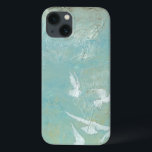 Etui iPhone 13 Oiseaux blancs à travers le ciel bleu<br><div class="desc">Megan Meagher a créé cette impression d'oiseaux blancs volant à travers un ciel bleu. Un cadre paisible,  le blanc des oiseaux et le bleu de l'arrière - plan se marient très bien. Commandez dès aujourd'hui !</div>