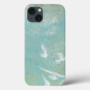 Coque Case-Mate iPhone Oiseaux blancs volant par le ciel bleu