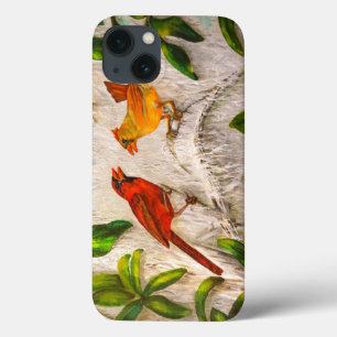 Coque Case-Mate iPhone Oiseaux cardinaux - Chant d'amour