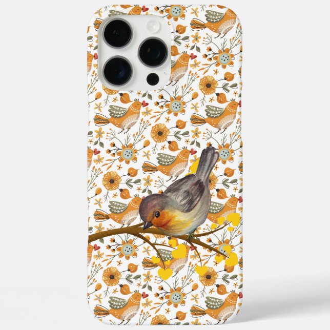 Coques Case-Mate iPhone Oiseaux D'Amour (Verso)