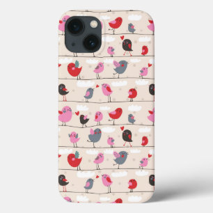 iPhone 13 Case Oiseaux dans l'amour