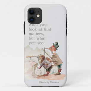 Coque iPhone 11 Oiseaux drôles avec la citation de motivation