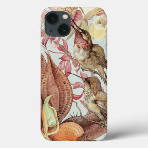 iPhone 13 Case Oiseaux et fleurs