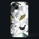 Etui iPhone Case-Mate Oiseaux et papillons sur un Arrière - plan noir et<br><div class="desc">L'artiste Chariklia Zarris est un peintre et designer talentueux. Elle aime peindre des oiseaux et des animaux sauvages et cette photo ne fait pas exception. Les couleurs vives des oiseaux et des papillons sont accentuées par les branches noires et blanches de l'arrière - plan.</div>
