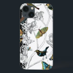 Etui iPhone Case-Mate Oiseaux et papillons sur un Arrière - plan noir et<br><div class="desc">L'artiste Chariklia Zarris est un peintre et designer talentueux. Elle aime peindre des oiseaux et des animaux sauvages et cette photo ne fait pas exception. Les couleurs vives des oiseaux et des papillons sont accentuées par les branches noires et blanches de l'arrière - plan.</div>