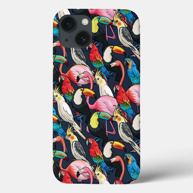 Coques Case-Mate iPhone Oiseaux exotiques (Verso)