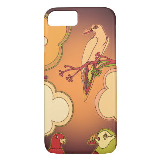Coques Pour iPhone Oiseaux lunaires
