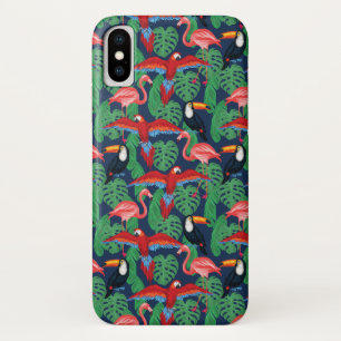 Coque Case-Mate iPhone Oiseaux tropicaux dans des couleurs lumineuses