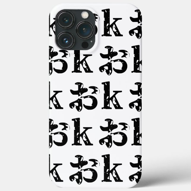 Coques Case-Mate iPhone OK おk ~ Langue japonaise Katakana (Verso)