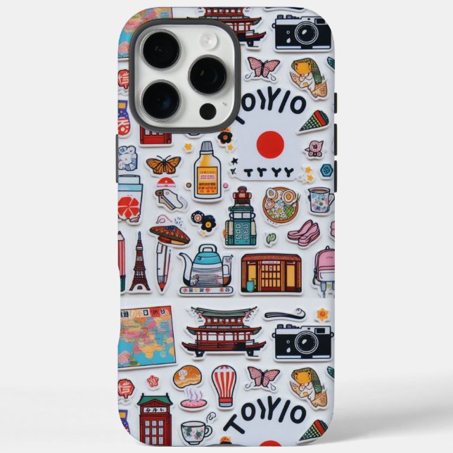 Coques Case-Mate iPhone okyo Kawaii Sticker Bomb: Japan Pop Edition (Verso)