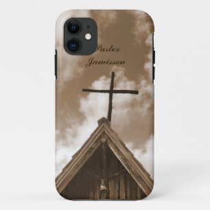 Coque Case-Mate iPhone Old Country Church Sepia, Nom,