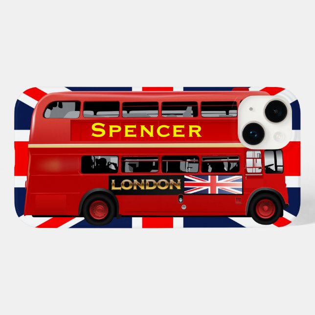 Coques Case-Mate iPhone Old London Red Bus (Verso (horizontal))