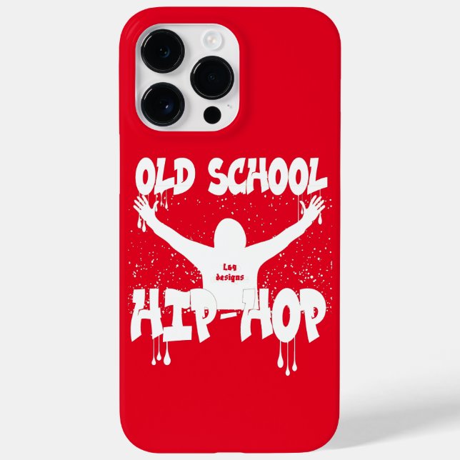 Coques Case-Mate iPhone OLD SCHOOL HIP HOP musique drôle (Verso)