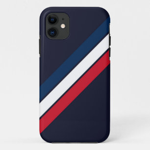 Case-Mate iPhone Case Old School Striped les années 70 80s Retro Racing