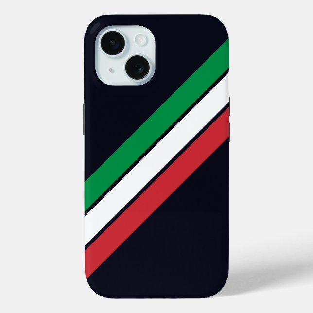 Coques Case-Mate iPhone Old School Striped les années 70 80s Retro Racing  (Verso)