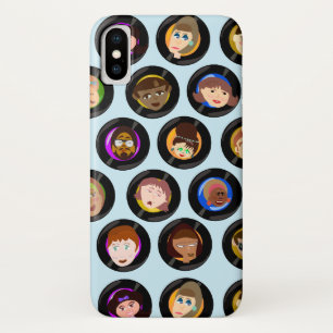 Coque Case-Mate iPhone Oldies Cartoon Caractère Vinyl Records Motif
