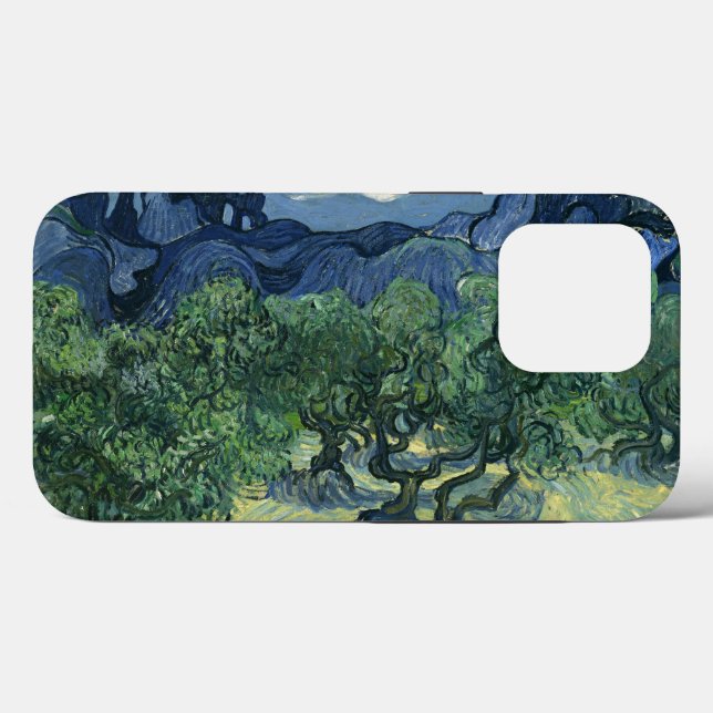 Coques Case-Mate iPhone Olive Trees par Van Gogh Peinture Art (Verso (horizontal))