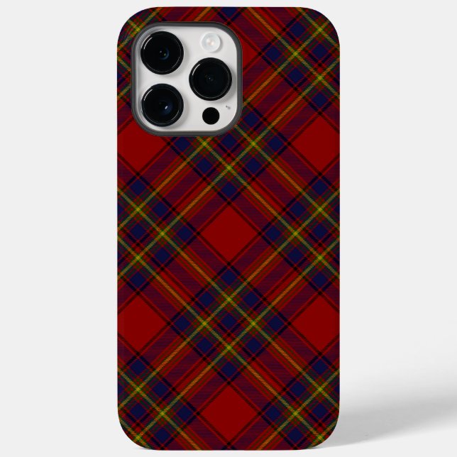 Coques Case-Mate iPhone Oliver tartan rouge jaune bleu plaid (Verso)