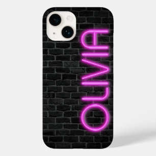 Coque Case-Mate iPhone OLIVIA En Lumière Néon ROSE