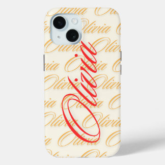 Coque Case-Mate iPhone Olivia Nom Motif Design